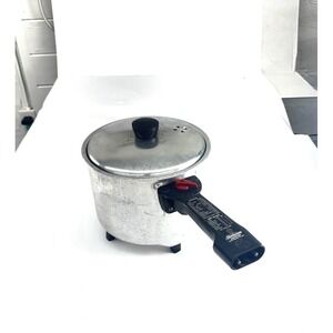 Vintage Sunbeam SP-3 Controlled Heat  Deep Fryer / Saucepan w/ Lid Tested 50s